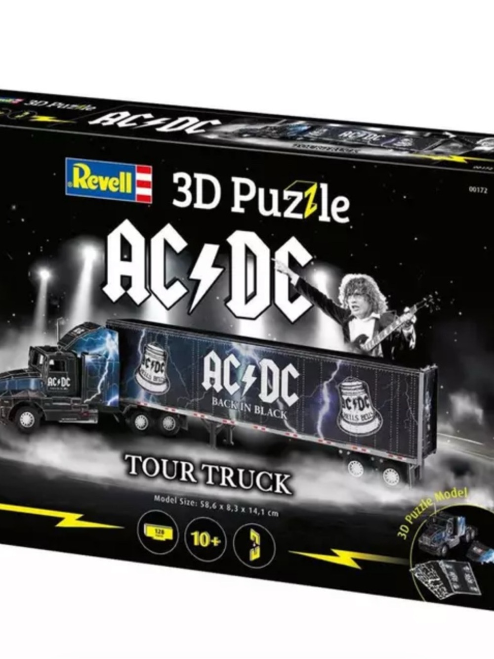 AC/DC Black and White Tour Truck 3D Puzzle by Revell